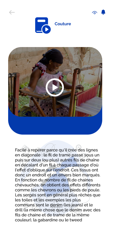 Application tailleur
